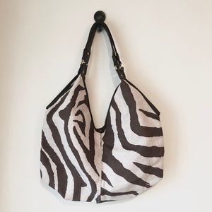 🦓 Jessica Simpson Zebra Print Hobo Purse